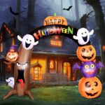 2023 new halloween inflatable dead tree arch review