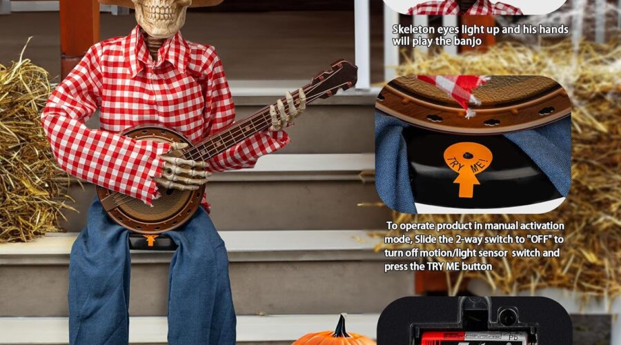 candieslife halloween banjo skeleton review