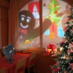 christmas led holographic projection lamp review