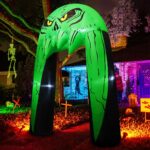 comin 10 ft halloween inflatables archway outdoor decorations blow up yard monster mouth archway review