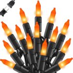 dazzle bright orange halloween mini lights review