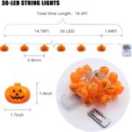 halloween pumpkin string lights review