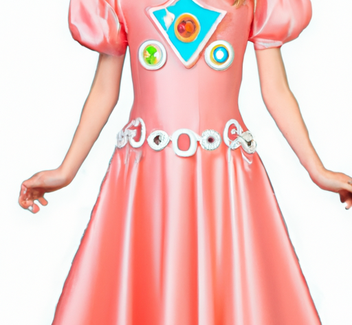 jnmtz princess peach costume dress review