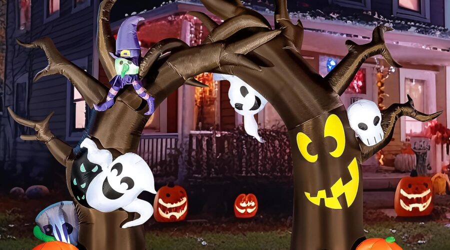 joiedomi halloween inflatable 10 ft tall tree archway review