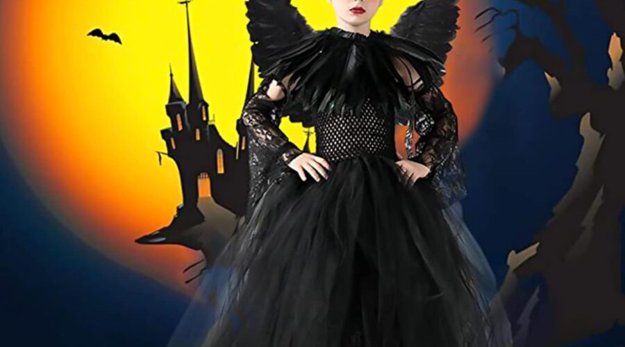 maxhjx halloween maleficent costume for girls review