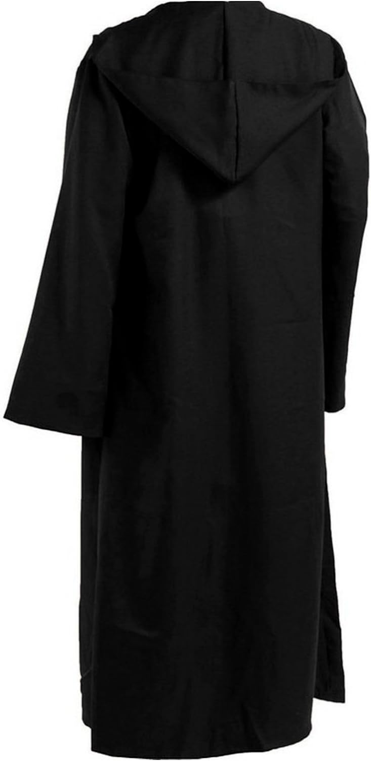 Men Hooded Robe Cloak Knight Fancy Cool Cosplay Costume