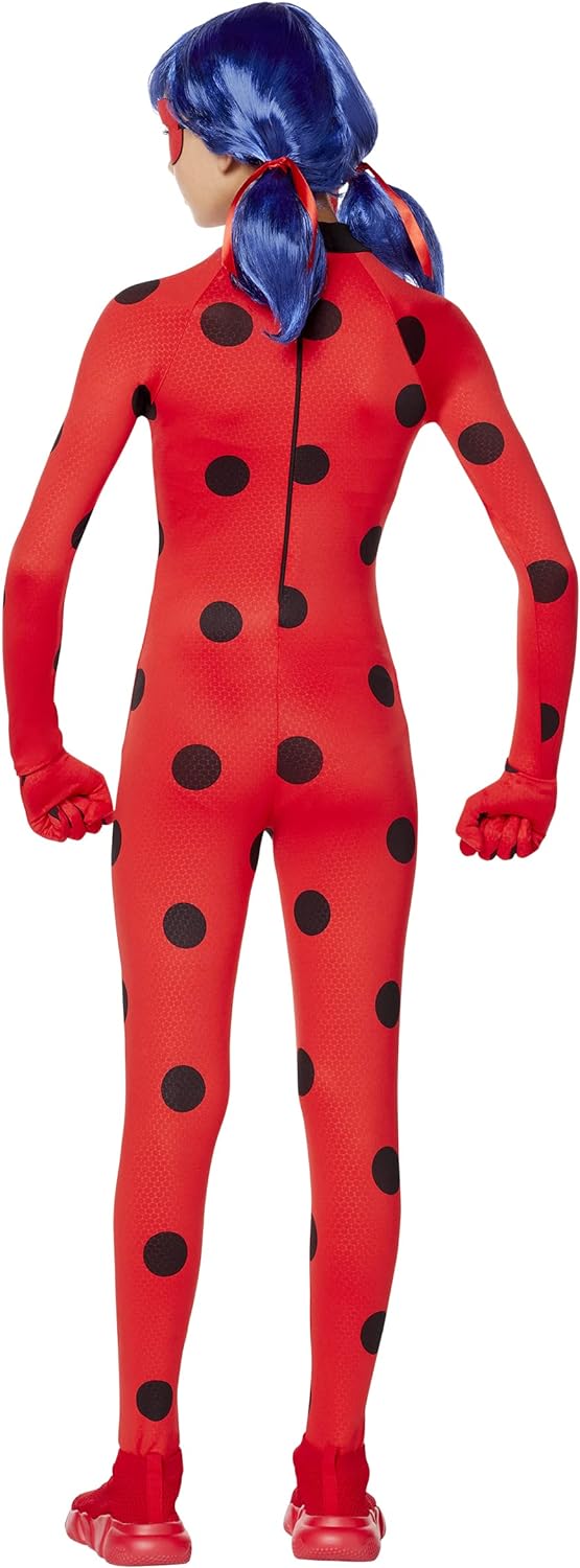 Miraculous Lady Bug Kids Jumpsuit Costume | Officially Licensed | Couple Costume | TV and Movie Costume