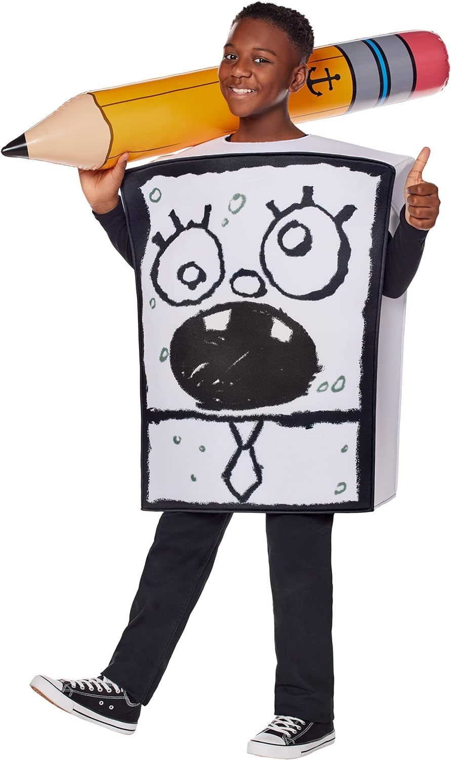 Spirit Halloween SpongeBob SquarePants Kids DoodleBob Costume | Officially Licensed | Group Costumes | SpongeBob Costumes