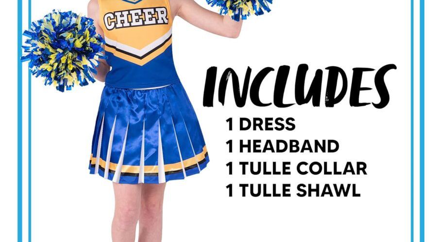 spooktacular creations girl blue cheerleader costume review